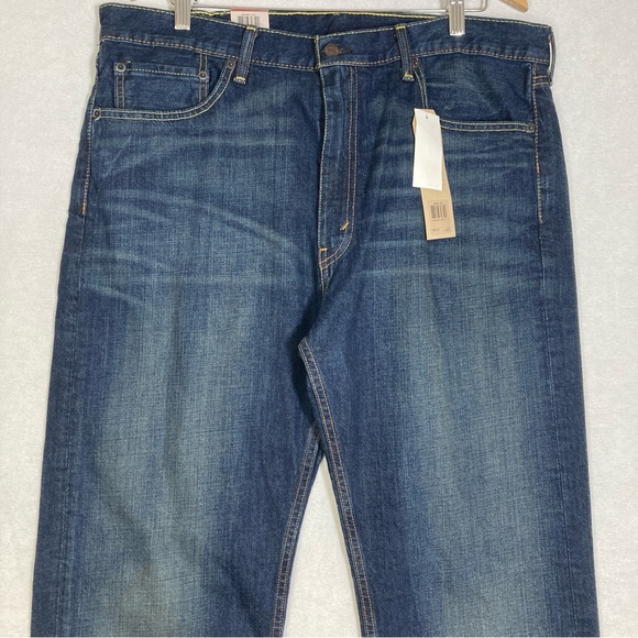 Levi's Strauss & Co Men’s Jeans Demin Regular 505  Straigh Fit Blue W38 L33 - Picture 3 of 14